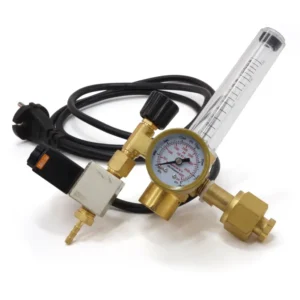Electrovalvula con Manometro para Co2